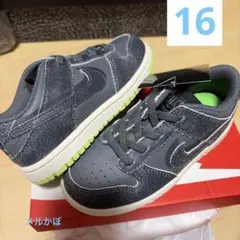 NIKE ダンク ベビーシューズ　ダメージ加工　16cm メルかぼ