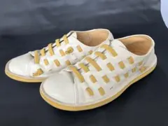 CAMPER カンペール レザースニーカー ホワイト イエローのサムネイル