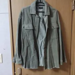 ザラ　コーディロシャツ　アウター