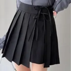 mily bilet ミニスカート スカパン リボン プリーツスカート