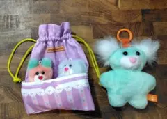 モジョジョジョ ぬいぐるみ マスコット シルバニアファミリー巾着セット