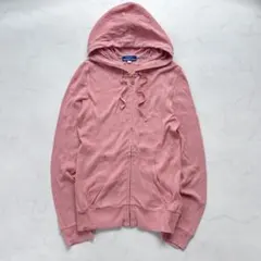 バーバリーブルーレーベル　コットンパーカー　ノバチェック　ピンク　38