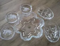 PYREX イワキガラス 16個セット 野菜柄柄 昭和レトロ ヴィンテージ