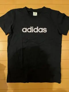 adidas 黒Tシャツ Mサイズ レディース