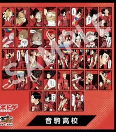 【限定価格】ハイキュー 援!! ボードゲーム カード 音駒高校 選手カード
