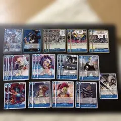 ワンピースカードゲーム　決戦の刻　バギーリーダーカードOP16青デッキパーツのサムネイル