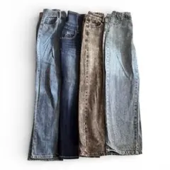 デニムパンツ 4本セット レディース GRL shein XSサイズ