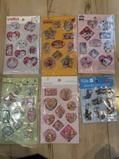 6枚セット　ディズニー シールまとめ売り ウォーターシール　ピングーのサムネイル
