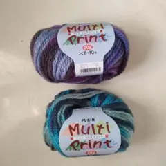 PURIN マルチプリント 毛糸 20g