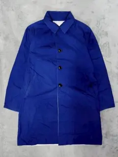 雰囲気抜群 EEL イール サクラコート ロング ステンカラー コート ブルー