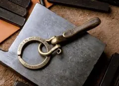 RRL 真鍮 キーフック キーホルダー ブラス ビンテージ アンティーク