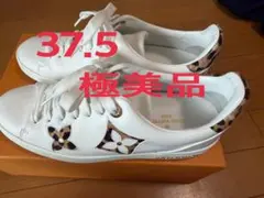 ルイヴィトン　スニーカー　フロントロー•ライン レオパード柄 37.5のサムネイル