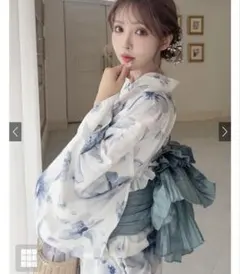 新品未使用 グレイル GRL 2WAY花柄セパレート浴衣セット レギュラーのサムネイル