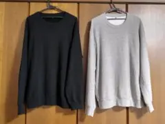 UNIQLO　2枚組 スウエットシャツ