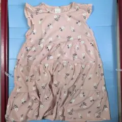 SIMPLE FREE 花柄ノースリーブワンピース 120