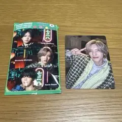 【外袋付き】道枝駿佑 なにわ男子 HARDWORK 通常盤特典