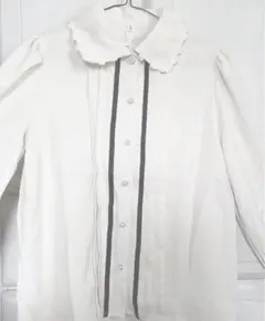 襟付きブラウス  フレンチガーリー