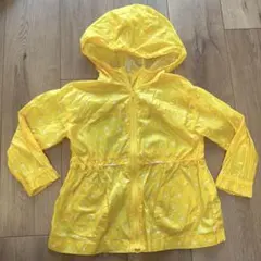 ZARA♥️3〜4years♥️水玉模様 ♥️フード付きウィンドブレーカー ♥️イエローのサムネイル