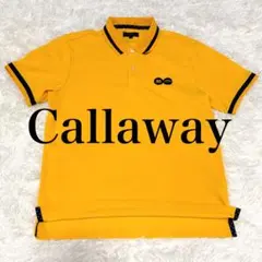 【未使用級】キャロウェイ 半袖ポロシャツ 大きいサイズ 鹿の子 リブライン 3L
