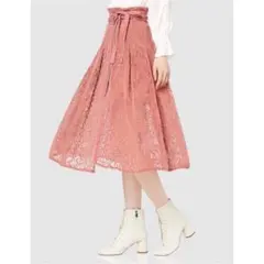 Lily Brown フロッキーラップ風スカート