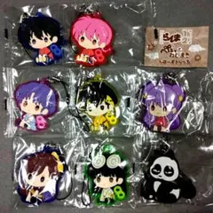 全8種 らんま1/2 ぺたっとねじまきらばーすとらっぷ らんま ストラップ