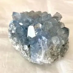天然石 セレスタイト 結晶 原石 クラスター 天青石 天上の青 鉱物 水晶