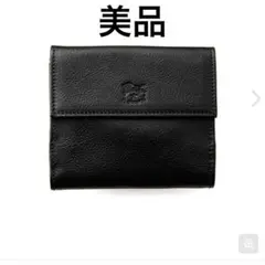 イルビゾンテ ウォレット 2つ折り財布 ブラック レザー