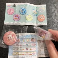キャッチ！ティニピン コラボ くら寿司 アマピン 缶バッジ&マスキングテープ