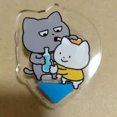 スタジオUG　アクリルクリップ さえないこねこ　わるめのぬこ