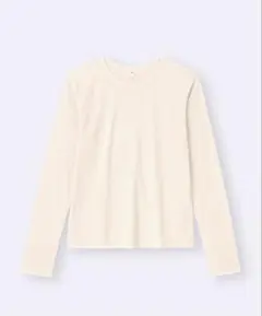 ソフトシアークルーネックT　gu