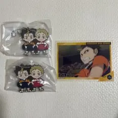 ハイキュー‼︎西谷夕まとめ売りキーホルダーガチャガチャメタリックカードコレクション