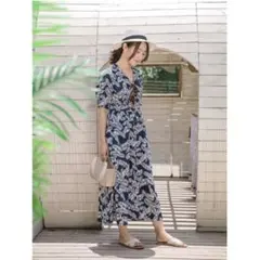 アロハ ロングワンピース