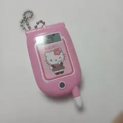 ハローキティ 折りたたみ携帯型 ミラー キーホルダー