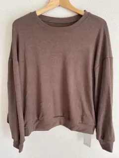 【新品未使用】SHEIN FRIFULフリル付きブラウントップス