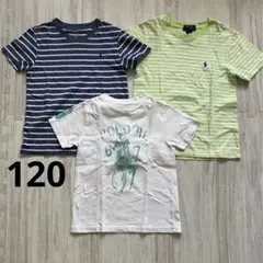 Polo Ralph Lauren Tシャツ 3枚セット ラルフローレン　120