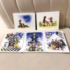 キングダムハーツ キャンバスボード 5枚セット