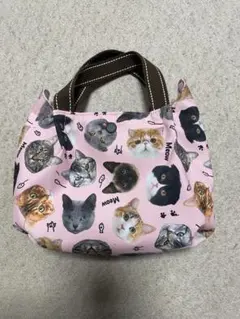 猫柄　トートバッグ