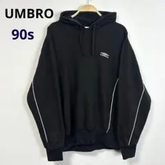 90s アンブロ UMBRO 刺繍ロゴ パーカー スウェット プルオーバー R3