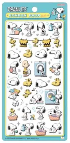 サンスター文具ボンボンドロップシール スヌーピー ランドリーS8812187