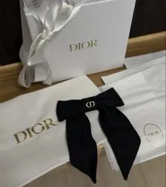 DIOR クリスチャンディオール ディオリッシモ バレッタ 未使用に近い 箱付き DIOR クリスチャンディオール ディオリッシモ バレッタ 未使用に近い