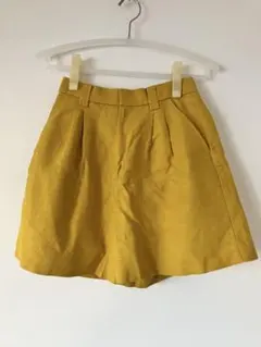 diagramダイアグラム　ショートパンツ　イエロー