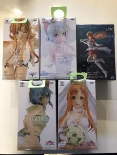 ソードアート・オンライン　フィギュア5点セット