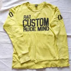 ラッドカスタム160❤️イエロー プリント トレーナー 長袖
