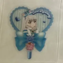 キュアニャミー　映画　キミとアイドルプリキュア♪ 入場特典　うちわ型クリアカード