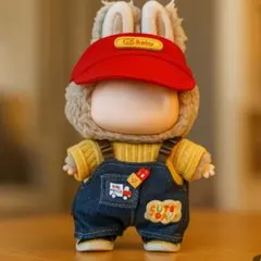 着せ替え服セット（デニム・赤・黄色）ラブブ