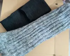 美品！　靴下屋　メンズ　レッグウォーマー　２点セット