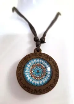 魅力的✨エスニックネックレス✨　曼陀羅ネックレス　　民族系アクセサリー