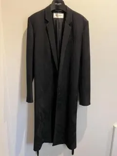 SAINT LAURENT 20FW ジャガード テーラードロングコート 48のサムネイル