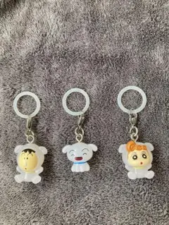 クレヨンしんちゃんめじるしアクセサリー3 ひまわり シロ ぼーちゃん