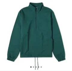 【希少】アディダス プレミアム エッセンシャルズ ハーフジップ トップ　グリーン